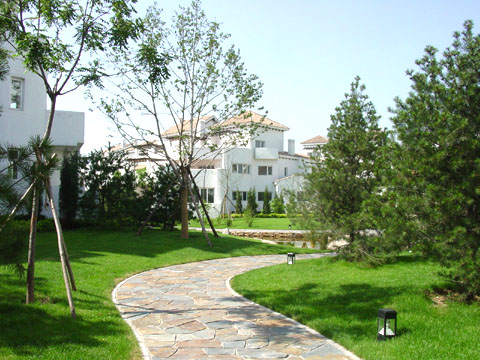 北京瀛海名居室外环境工程--重庆风景园林网