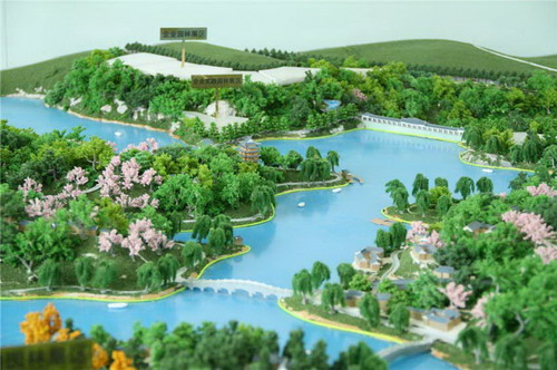 重庆园博园喜添沙盘模型--重庆风景园林网 重庆市风景园林学会
