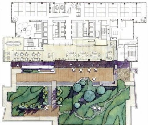 华盛顿互惠银行屋顶花园(图)