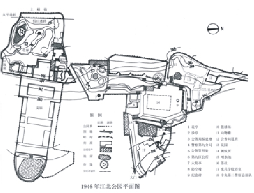 江北公园平面图