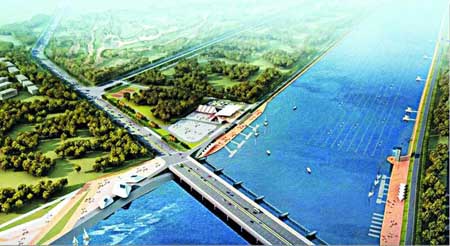 该项目与东侧的城市阳台景区和北侧的城市湿地遥相呼应,将打造成具有